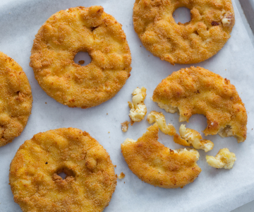 Mac and cheese donuts