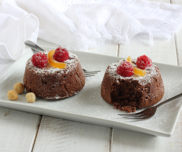 Mini hazelnut caprese