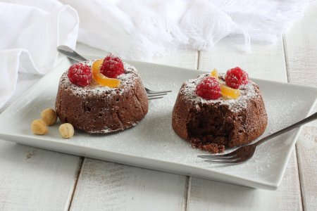 Mini hazelnut caprese