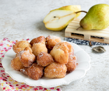 Ricotta and Pear Fritters
