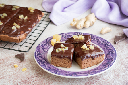 Chocolate and Ginger Squares