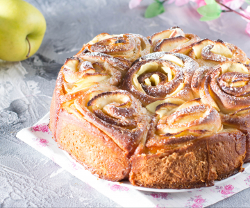 Apple Rose Cake