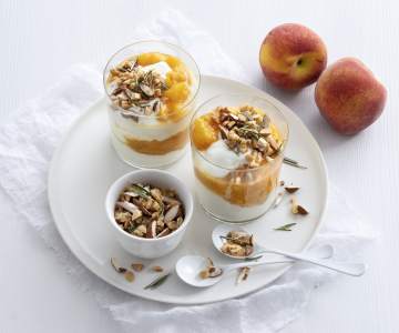 Apricot and Robiola Glasses