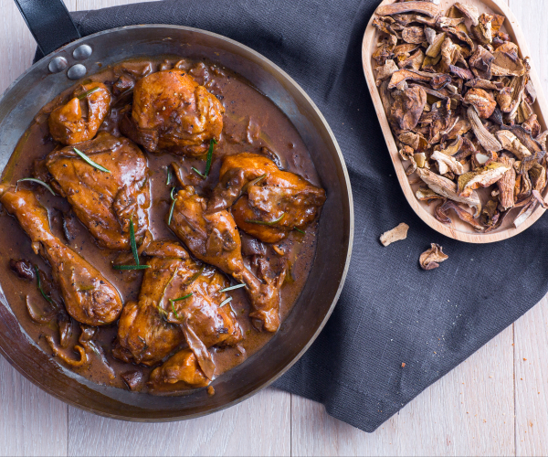 Chicken with mushrooms