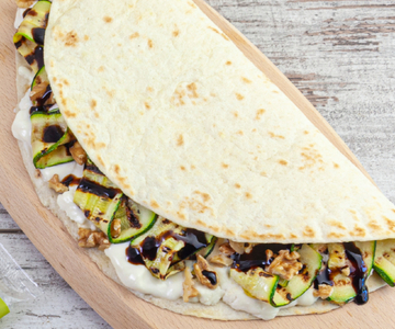 Flatbread with Zucchini and Stracchino