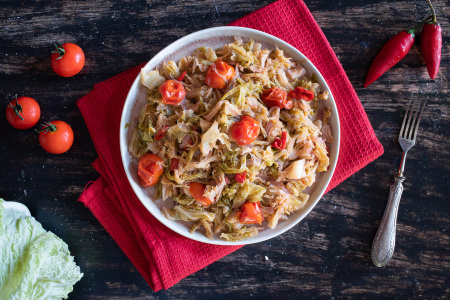 Savoy Cabbage Salentina Style