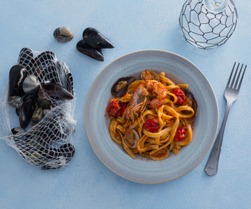 Scialatielli with seafood