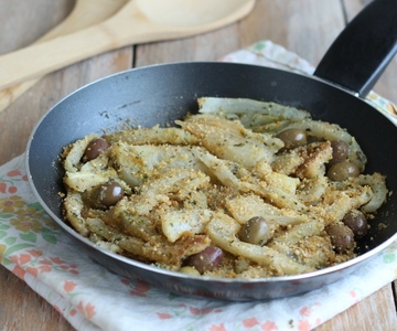 Gratinated Fennel in a Pan