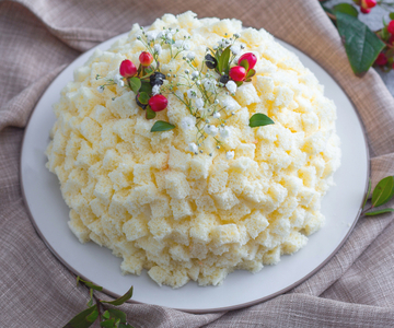 Gluten-free mimosa cake