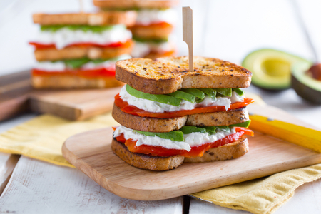 Gluten-free tricolor sandwich