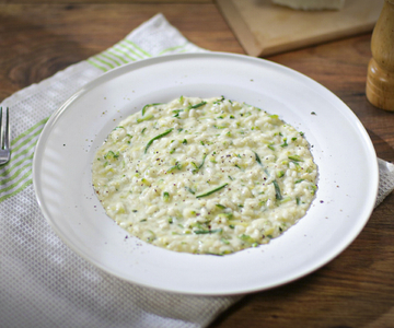 Risotto with Zucchini and Stracchino