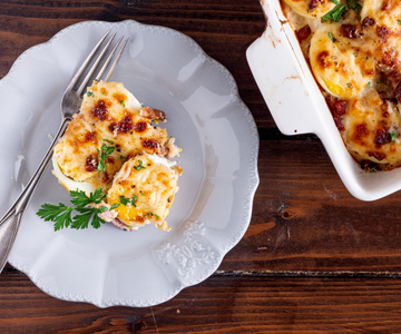 Gratinated Eggs