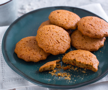 Wholemeal biscuits without butter