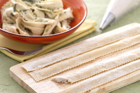 Stuffed Tagliatelle with Meat and Ricotta