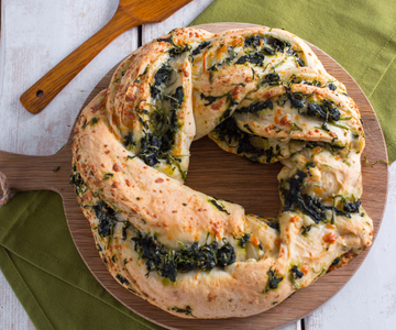 Savory Bundt Cake with Cheese and Friarielli