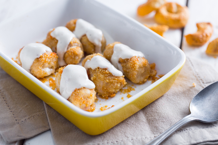 Chicken Bombs with Cheese and Pepper