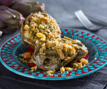 Artichokes with Breadcrumbs