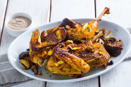 Chicken with Herbs and Mushrooms