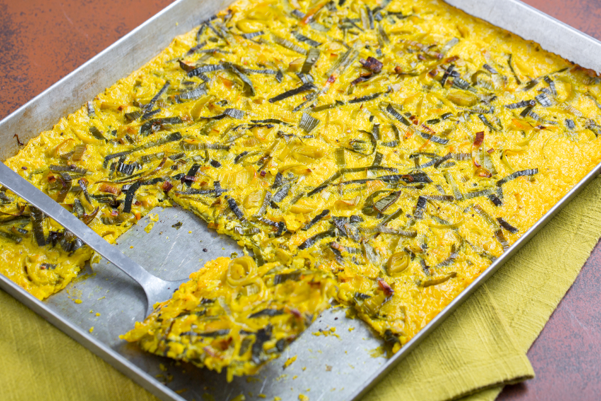 Leek farinata