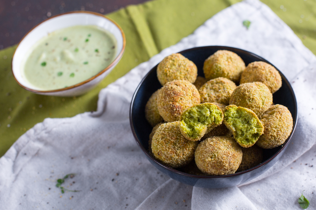Broccoli balls in air fryer
