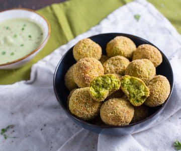 Broccoli balls in air fryer