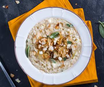 Risotto with Fennel and Primosale Cheese