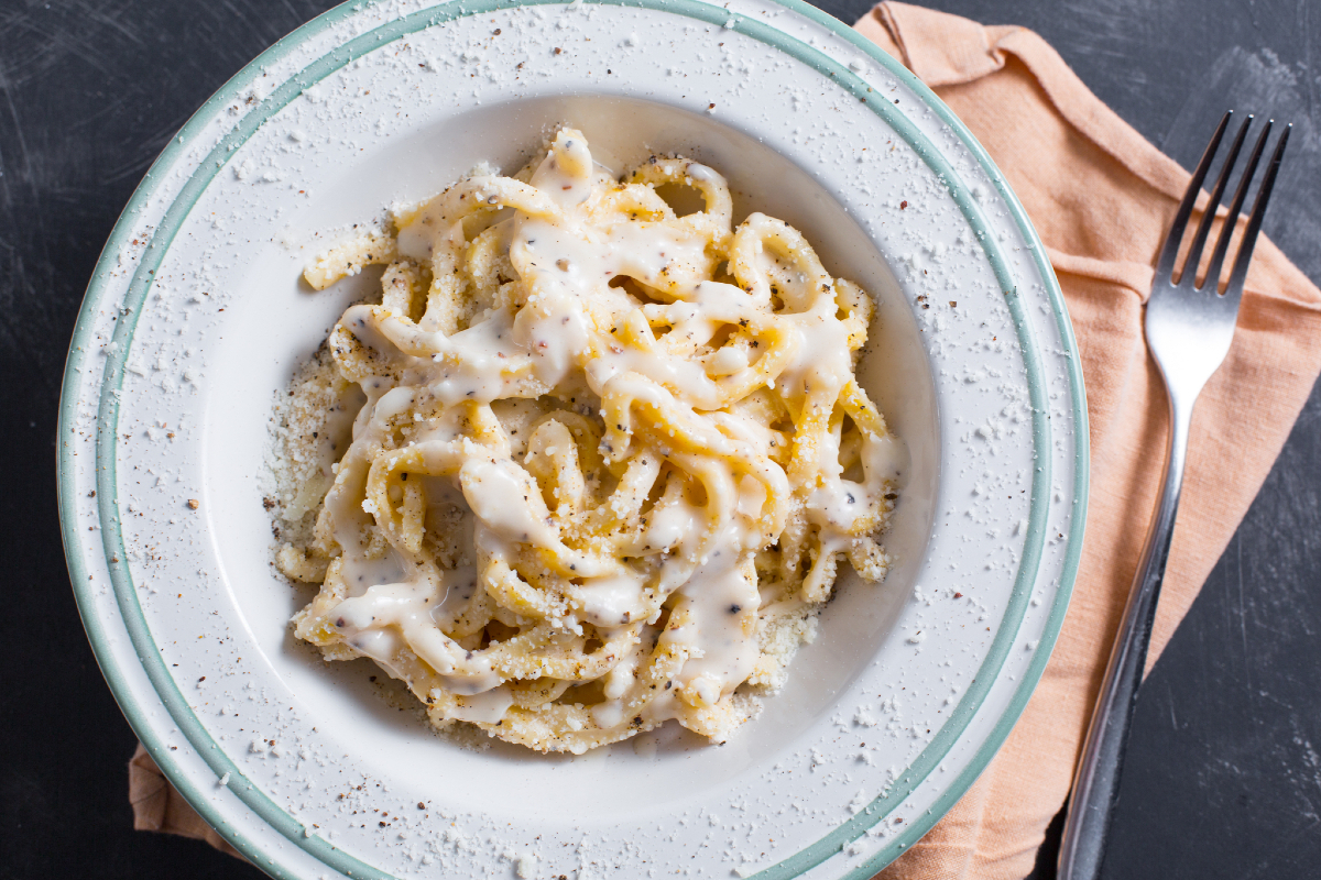 Tonnarelli cacio e pepe