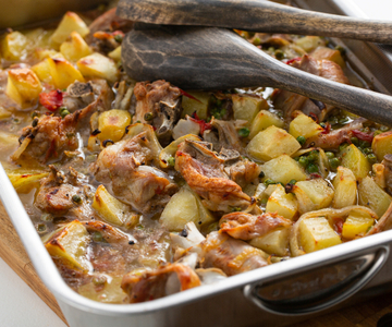 Baked Dish with Kid Goat