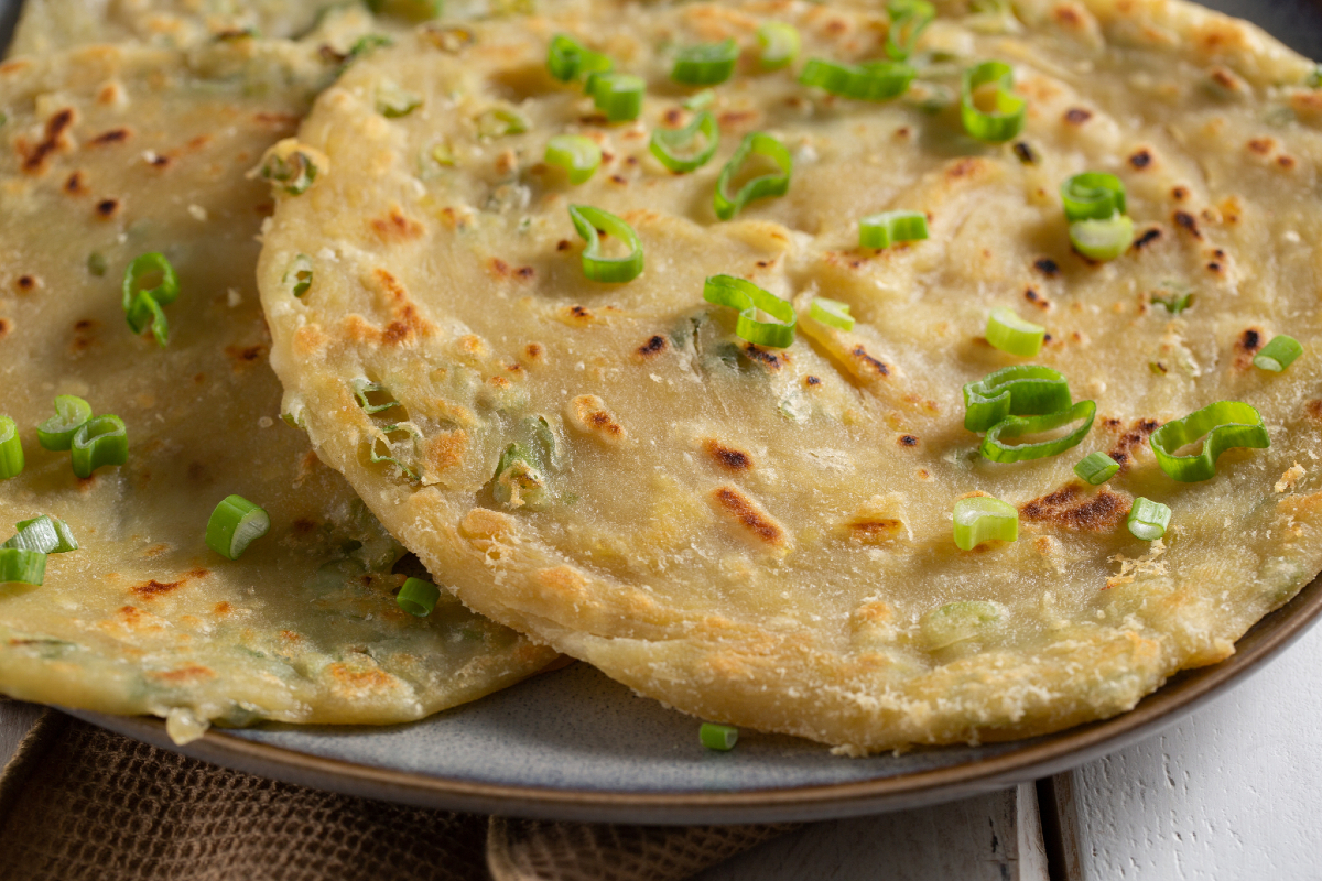 Chinese pancakes (cong you bing)