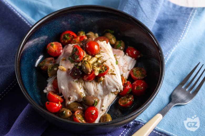 Sea bass in foil