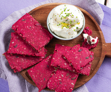 Beetroot Crackers
