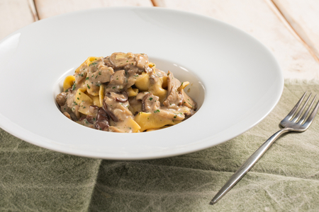 Pappardelle with Porcini Mushrooms