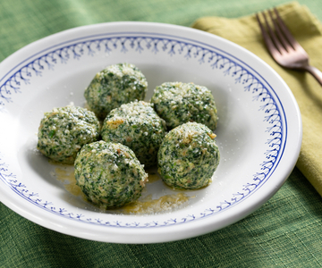 Spinach dumplings