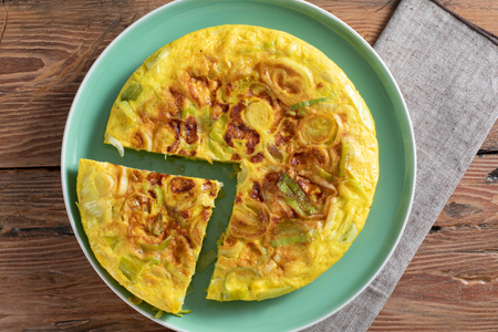 Leek Omelette