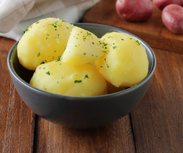 Boiled potatoes