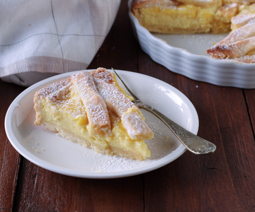 Tart with Custard Cream