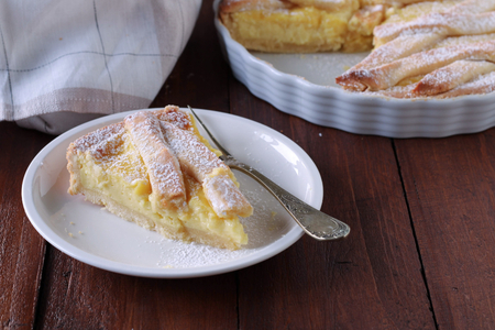 Tart with Custard Cream