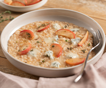 Apple and Gorgonzola Risotto