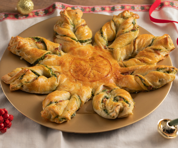 Christmas savory pie