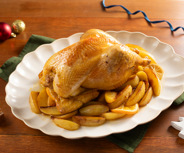 Capon with Citrus Fruits
