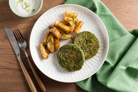 Kale and Chickpea Burger