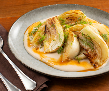 Braised Fennel on Cannellini Bean Cream