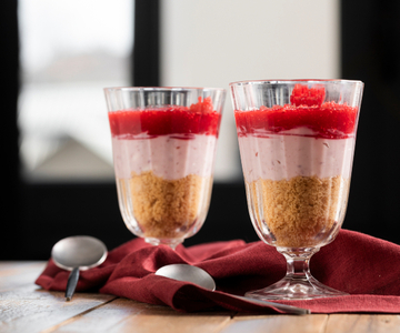 Ricotta and Raspberry Glasses