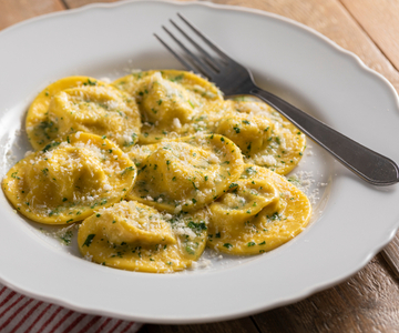 Saffron and Ossobuco Ravioli