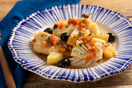 Stockfish and potatoes stew