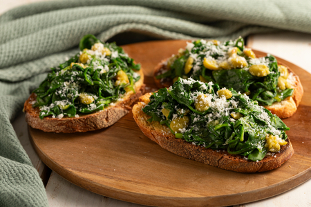 Bruschetta with Broad Beans and Herbs