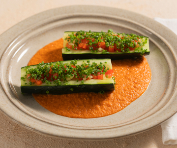 Stuffed pickled cucumbers