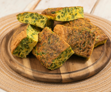 Frittata with Green Beans in Air Fryer