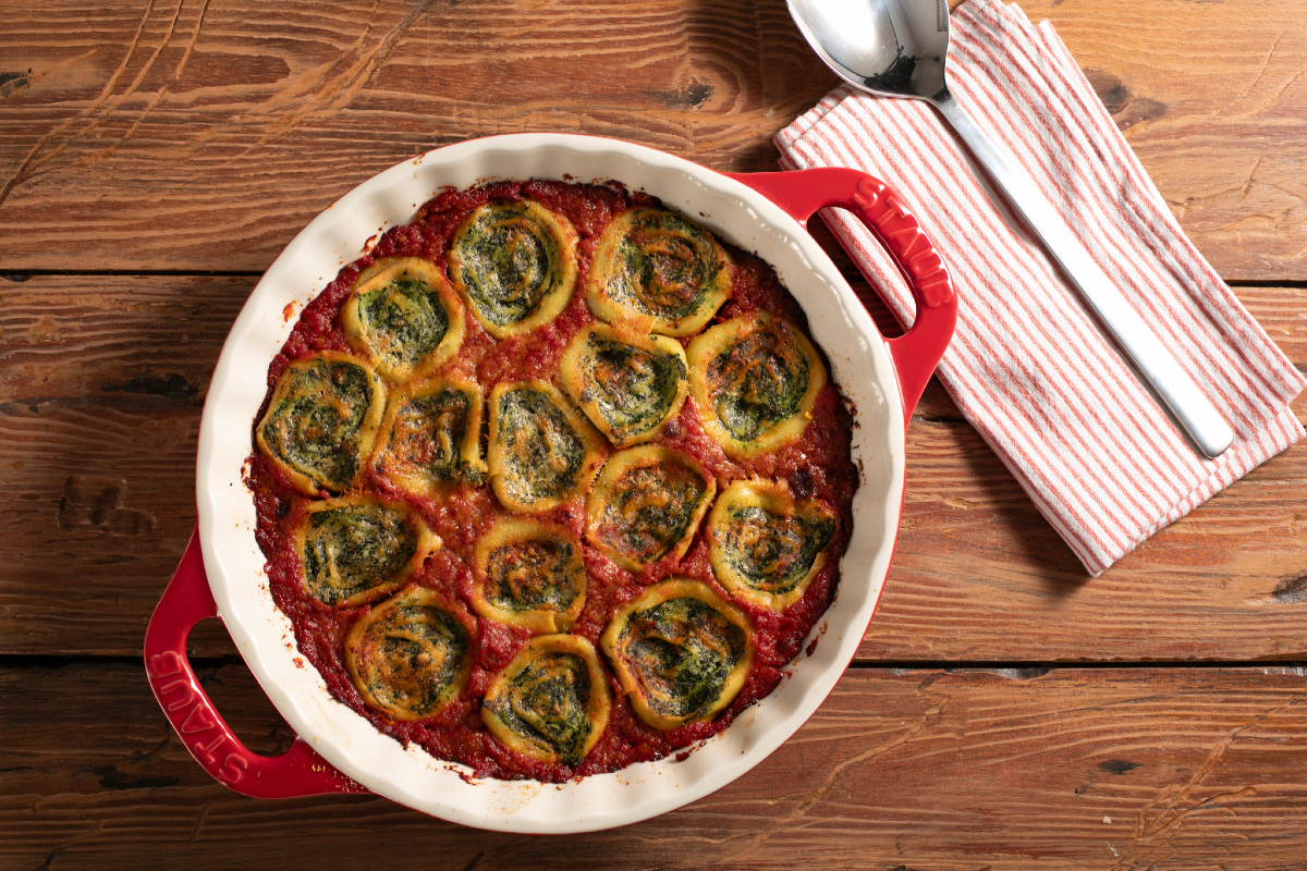 Spinach Pasta Swirls