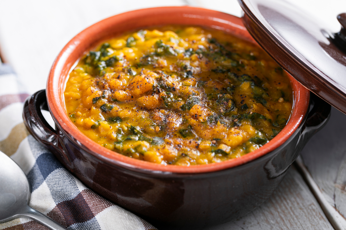 Pumpkin and Lentil Soup